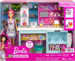 Barbie Bäckerei Mit Puppe (pinke Haare), Barbie Set Inkl. Zubehör -Barbie Store f2f2b6e042cef4324b07cbfc2d010f8f