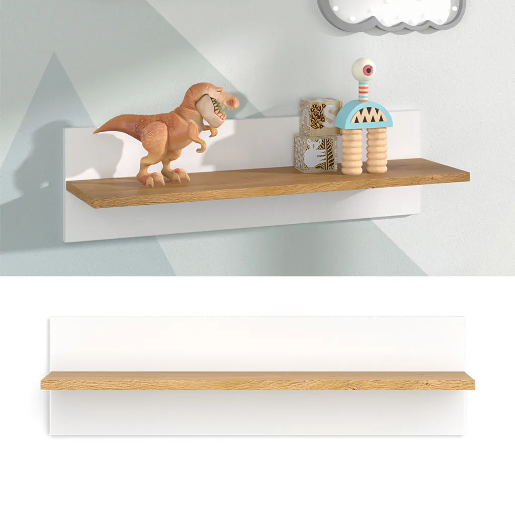 VitaliSpa Wandregal Hängeregal Ablageregal Malia Weiß Eiche Modern 70x20 Cm Kinderzimmer Regal Babyzimmerregal Kindermöbel Babymöbel Ablage Aufbewahrung 3 VitaliSpa Wandregal Hängeregal Ablageregal Malia Weiß Eiche Modern 70x20 Cm Kinderzimmer Regal Babyzimmerregal Kindermöbel Babymöbel Ablage Aufbewahrung