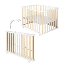 Roba Laufgitter Klappbar, Bicolor, 75x100 Cm, Platzsparendes Spielgitter Inkl. Rollen, Holz 14 Roba Laufgitter Klappbar, Bicolor, 75x100 Cm, Platzsparendes Spielgitter Inkl. Rollen, Holz -Barbie Store f4324205b1257eb078b1c4497a29033a