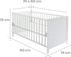 Roba Kombi-Kinderbettset 'Sterne Grau', 70x140 Cm, Weiß, Umbaubar Zum Juniorbett 11 Roba Kombi-Kinderbettset 'Sterne Grau', 70x140 Cm, Weiß, Umbaubar Zum Juniorbett -Barbie Store f5cbb80bbf92d2935a8b2ebe98091f61