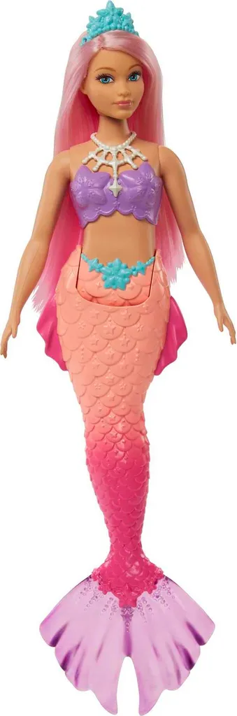 Barbie Dreamtopia Meerjungfrau-Puppe (kurvig, Rosafarbenes Haar), Spielzeug Ab 3 Jahren 3 Barbie Dreamtopia Meerjungfrau-Puppe (kurvig, Rosafarbenes Haar), Spielzeug Ab 3 Jahren