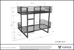 Vipack Etagenbett Metall Oscar Weiß -Barbie Store f6a66c9ff20f04cf7eddae970123a701