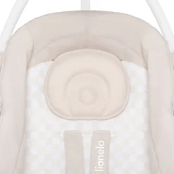 Lionelo Henny Baby Wippe Babyschaukel Elektrisch Mit Liegefunktion 10 Melodien Karussell Moskitonetz Weiß -Barbie Store f7a740ea466132c22da527ad6956eb17