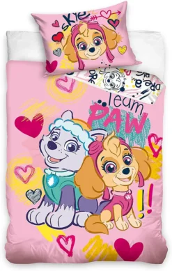 PAW Patrol Kinderbettwäsche Set Skye Everst 100 X 135 Cm - Rosa