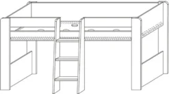 Hochbett Kombination Funky IV Mit Schreibtisch Und Kommode 90x200cm Weiß - Dunkelgrau 11 Hochbett Kombination Funky IV Mit Schreibtisch Und Kommode 90x200cm Weiß - Dunkelgrau -Barbie Store f88fee57b1a75e2731dc3141af34cfac