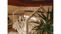 Bett Mit Barrieren, KinderBett Hausbett Für Kinder, Farbe: Natürlich, Größe: 140x200cm -Barbie Store f937856d6475877f2861d3d1a7ffe16e