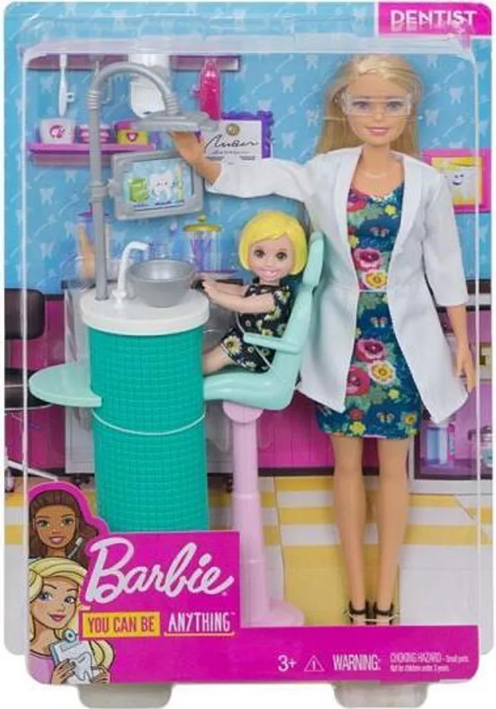 Barbie Zahnärztin-Puppe (blond) Und Spielset 21 Barbie Zahnärztin-Puppe (blond) Und Spielset – Bild 19