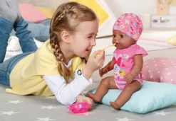 Zapf Creation BABY Born Magic Girl Brown Eyes 43 Cm -Barbie Store fad6958ae0985e786b504afdf316c6f7