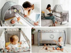 Lionelo Sven Plus In GELB Kinder Baby Reisebett Mit Wickeltisch Kinderbett Babybett Balachin Moskitonetz Urlaub Reise Laufstall Wickelauflage Spieluhr -Barbie Store fad9c25a47d06da76b311e4bf3874370