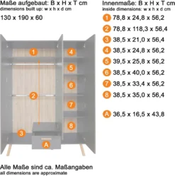 Trendteam Babyzimmer 3-teilige Kombination Mats Grau Melamin -Barbie Store fb641af9c29c30a8458c6c4d8e75bc50 1