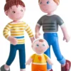 HABA 306145 - Little Friends – Spielset Familie, Biegepuppen & Tiere Ab 3 Jahren