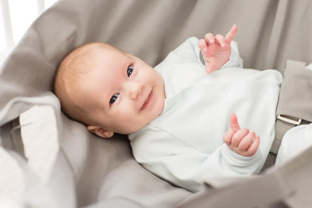 Hoppa Baby Hängematte - Für Babybox - Mauve 5 Hoppa Baby Hängematte - Für Babybox - Mauve – Bild 3