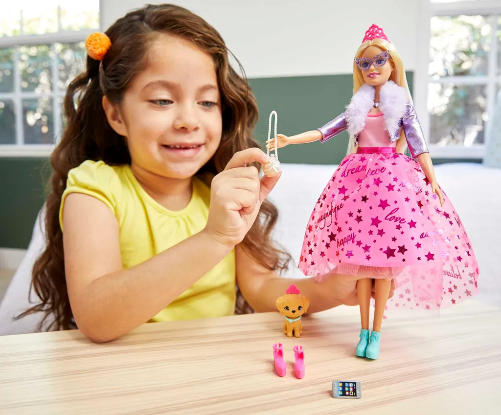 Barbie Prinzessinnen Abenteuer Puppe (blond), Prinzessin Puppe, Anziehpuppe 4 Barbie Prinzessinnen Abenteuer Puppe (blond), Prinzessin Puppe, Anziehpuppe – Bild 2